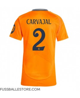 Günstige Real Madrid Daniel Carvajal #2 Auswärtstrikot Damen 2024-25 Kurzarm